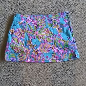 Lilly pulitzer Skirt half zipper size 2